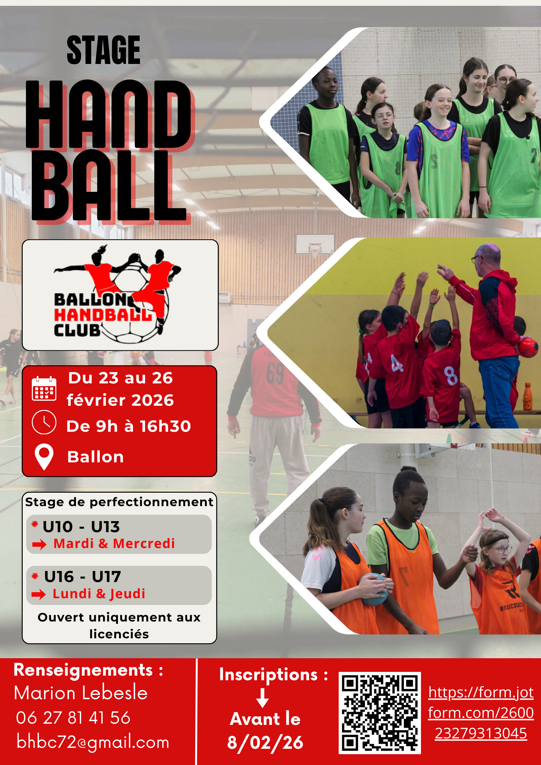 Stage Jeune de Février 2026